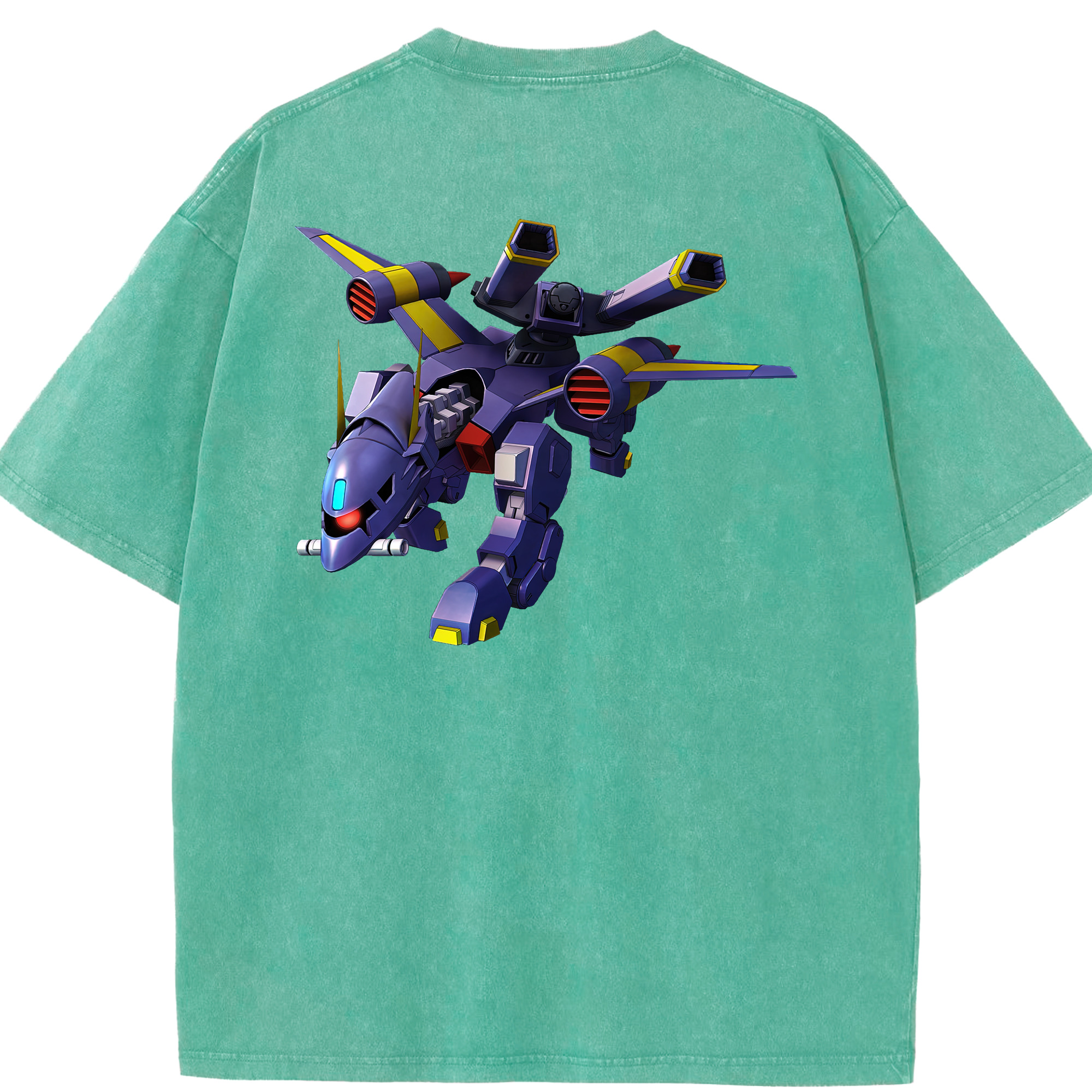 （画像用） 機動戦士ガンダム Mobile Suit Gundam 綿100% ヴィンテージ風 半袖Tシャツ（背面プリント）